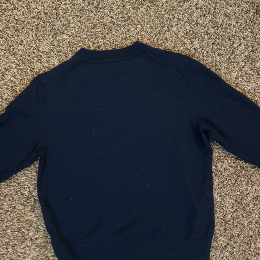 Alfani Kids Deep Blue V-Neck Sweater - Picture 3 of 3